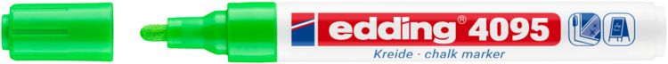Produktbild: Edding 4095 4-4095011 Kreidemarker Hellgr&uuml;n 4 mm, 15mm