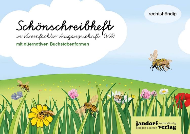 Produktbild: Sch&ouml;nschreibheft in VA (mit alternativen Buchstabenformen)