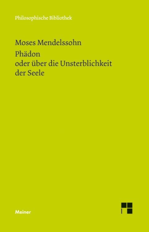 Bild vom Artikel Phädon oder über die Unsterblichkeit der Seele vom Autor Moses Mendelssohn
