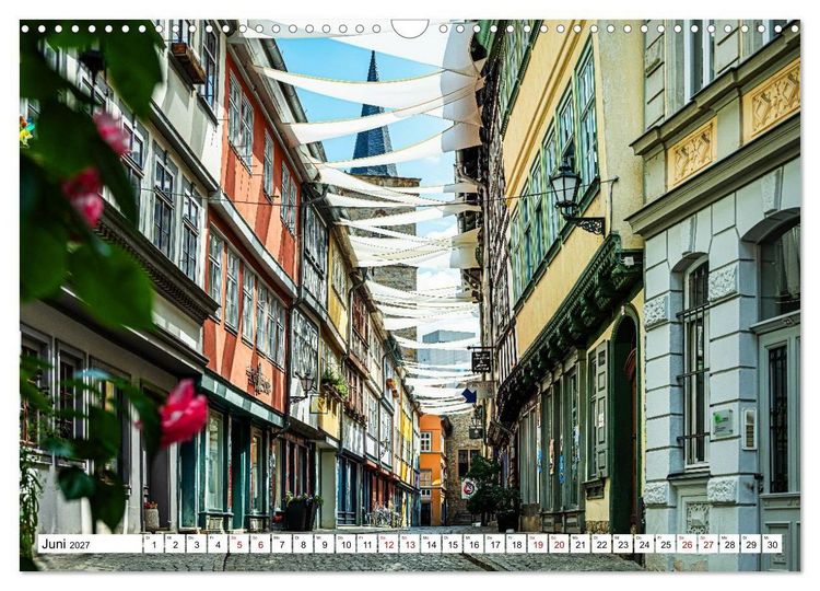 Produktbild: Erfurt - Stadt meines Herzens (Wandkalender 2027 DIN A3 quer), CALVENDO Monatskalender