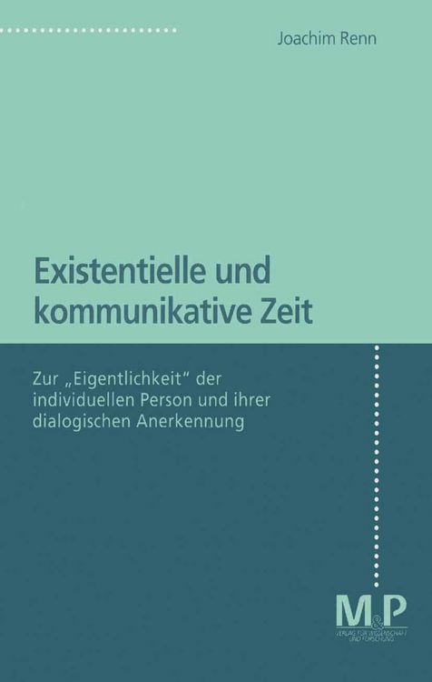 Produktbild: Existentielle und kommunikative Zeit