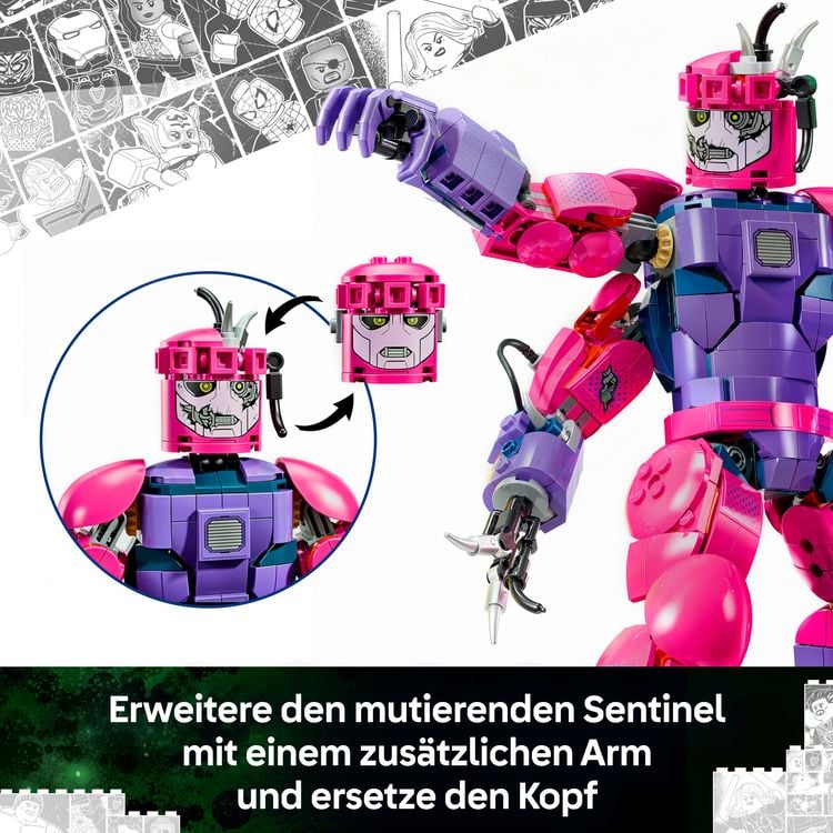 Produktbild: LEGO | Marvel Legend&auml;rer Showdown: Avengers: Doomsday Modellbausatz 76348
