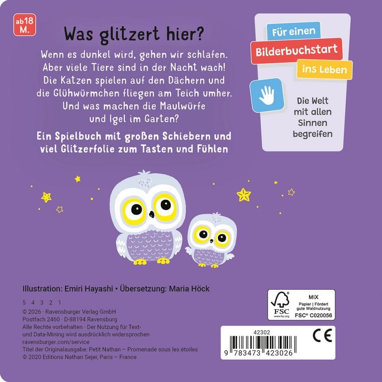 Produktbild: Mein erstes Glitzerbuch - In der Nacht