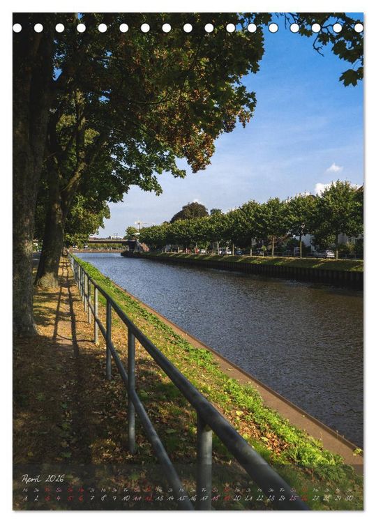 Produktbild: Oldenburg am Wasser (Tischkalender 2026 DIN A5 hoch), CALVENDO Monatskalender