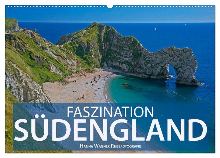 Produktbild: Faszination S&uuml;dengland (Wandkalender 2026 DIN A2 quer), CALVENDO Monatskalender