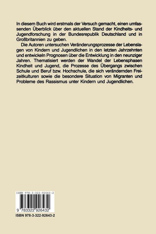 Produktbild: Kindheit und Jugend im interkulturellen Vergleich