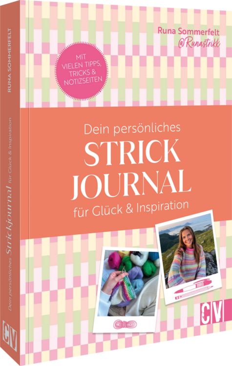 Produktbild: Runastrikk: dein pers&ouml;nliches Strickjournal f&uuml;r Gl&uuml;ck & Inspiration