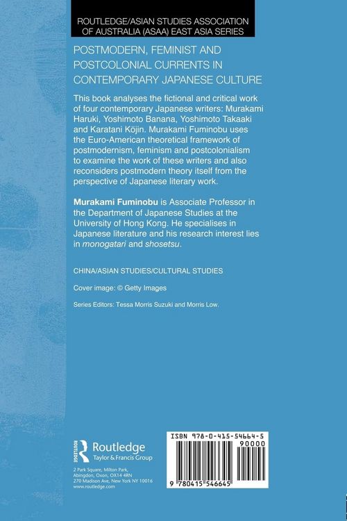 Produktbild: Postmodern, Feminist and Postcolonial Currents in Contemporary Japanese Culture