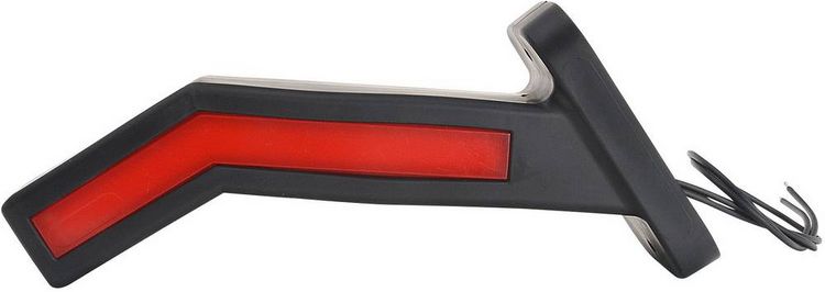 Produktbild: WAS Umriss-Markierungsleuchte Offene Kabelenden Markierungsleuchte, Positionslicht seitlich, links 12 V, 24 V Rot, Wei&szlig;