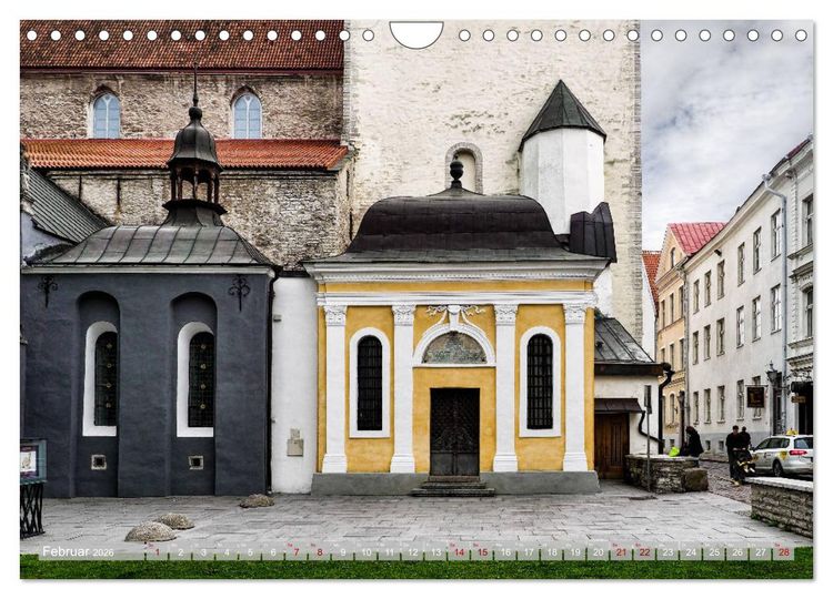 Produktbild: Die Perle am Finnischen Meerbusen Tallinn (Wandkalender 2026 DIN A4 quer), CALVENDO Monatskalender