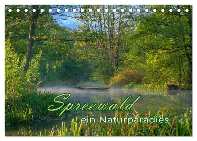 Produktbild: Spreewald - Ein Naturparadies (Tischkalender 2026 DIN A5 quer), CALVENDO Monatskalender