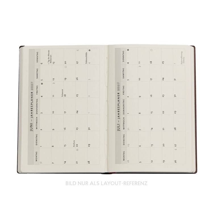 Produktbild: 12-Monatskalender 2027 Seidenhimmel Mini Horizontal