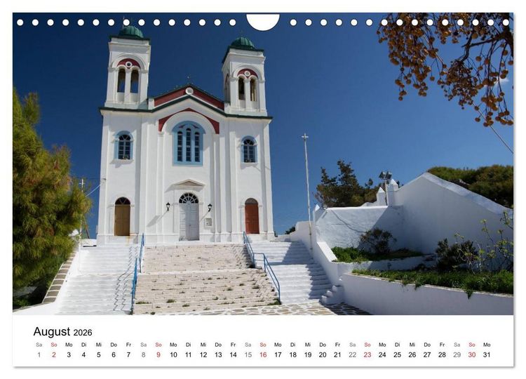 Produktbild: Paros, Perle der Kykladen (Wandkalender 2026 DIN A4 quer), CALVENDO Monatskalender