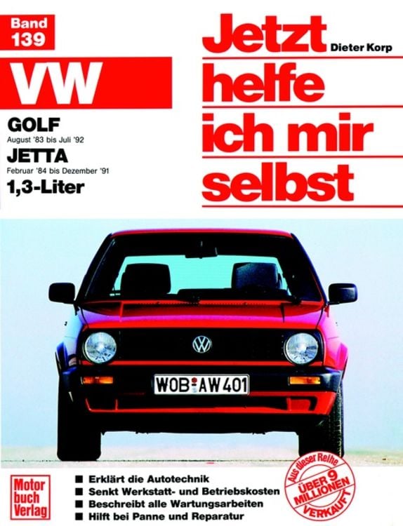 Produktbild: VW Golf II (ab 83), VW Jetta II (ab 83), 1.3 Liter