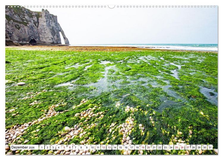 Produktbild: Normandie Die Farben der Ebbe (Wandkalender 2026 DIN A2 quer), CALVENDO Monatskalender