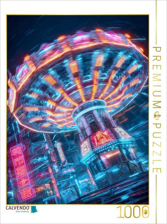 Produktbild: CALVENDO Puzzle Ein Motiv aus dem Kalender Lichtkarussell | 1000 Teile Lege-Gr&ouml;&szlig;e 64x48cm Foto-Puzzle f&uuml;r gl&uuml;ckliche Stunden