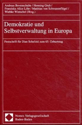 Produktbild: Demokratie und Selbstverwaltung in Europa