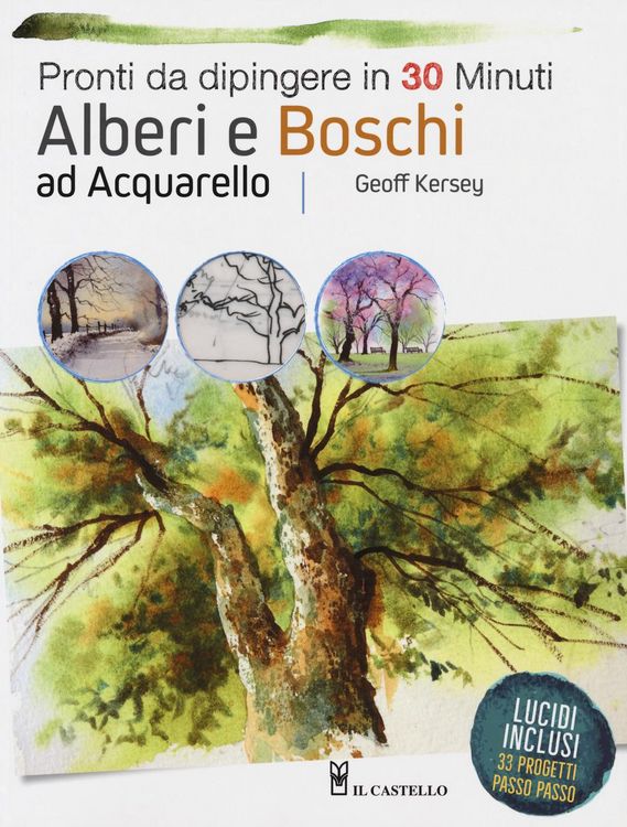 Produktbild: Alberi e boschi ad acquarello pronti da dipingere