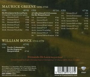Produktbild: Greene:Overtures&Lessons,Boyce:Voluntaries
