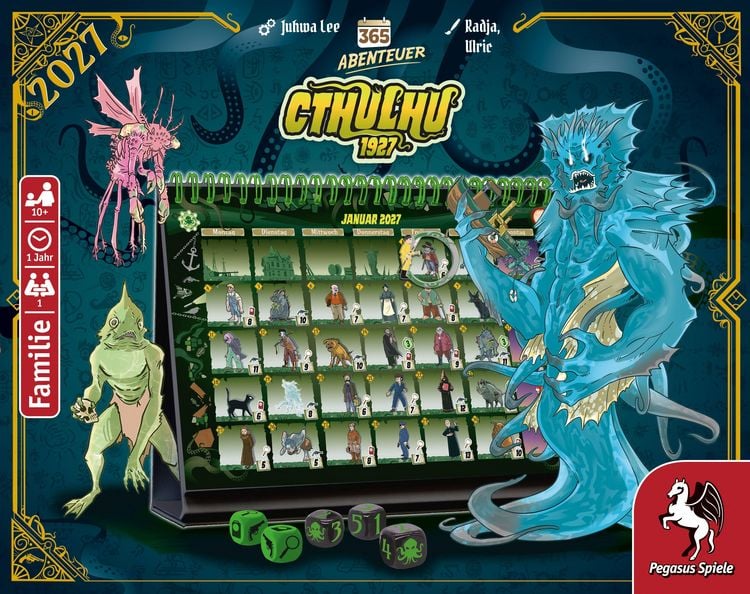 Produktbild: 365 Abenteuer  Cthulhu 1927 [Kalender Edition 2027]