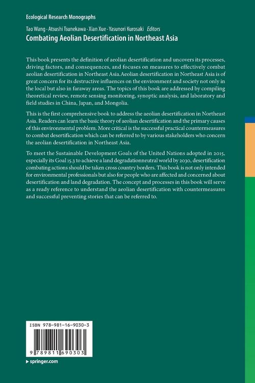 Produktbild: Combating Aeolian Desertification in Northeast Asia