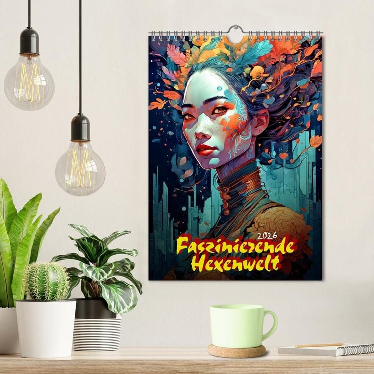 Produktbild: Faszinierende Hexenwelt (Wandkalender 2026 DIN A4 hoch), CALVENDO Monatskalender