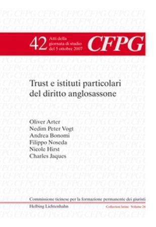 Produktbild: Trust e istituti particolari del diritto anglosassone