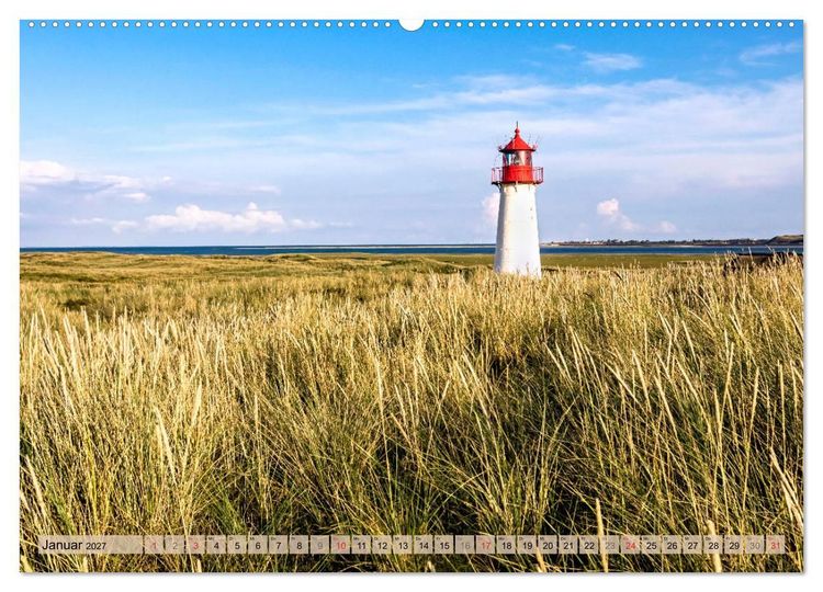 Produktbild: STRANDLUST Nordseeinsel Sylt (Wandkalender 2027 DIN A2 quer), CALVENDO Monatskalender