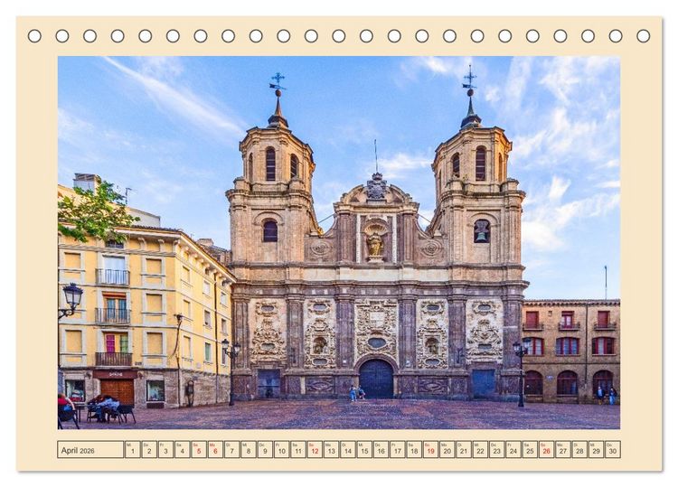 Produktbild: Zauberhaftes Saragossa (Tischkalender 2026 DIN A5 quer), CALVENDO Monatskalender