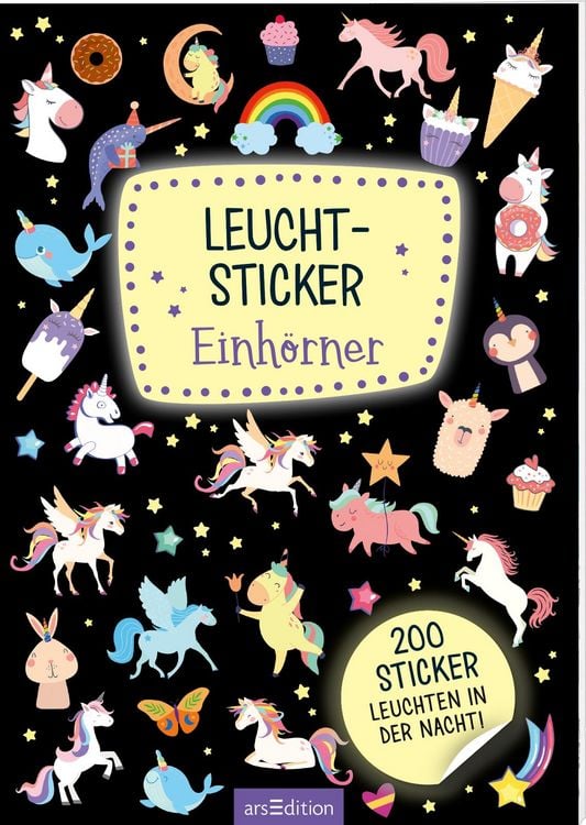 Produktbild: Leucht-Sticker &ndash; Einh&ouml;rner