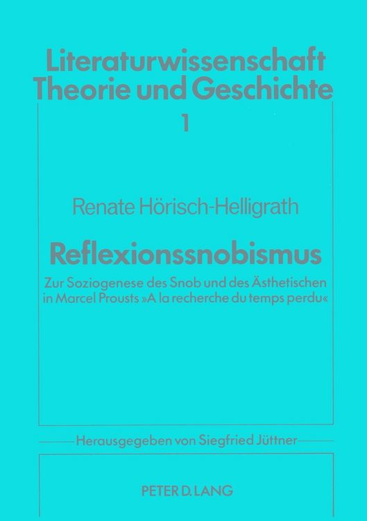 Produktbild: Reflexionssnobismus