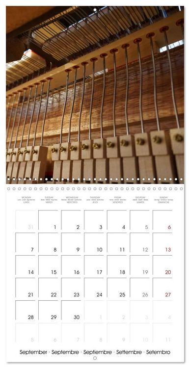 Produktbild: Piano Moments (Wall Calendar 2026 12 &times; 12 Inch) CALVENDO 12 Month Wall Calendar