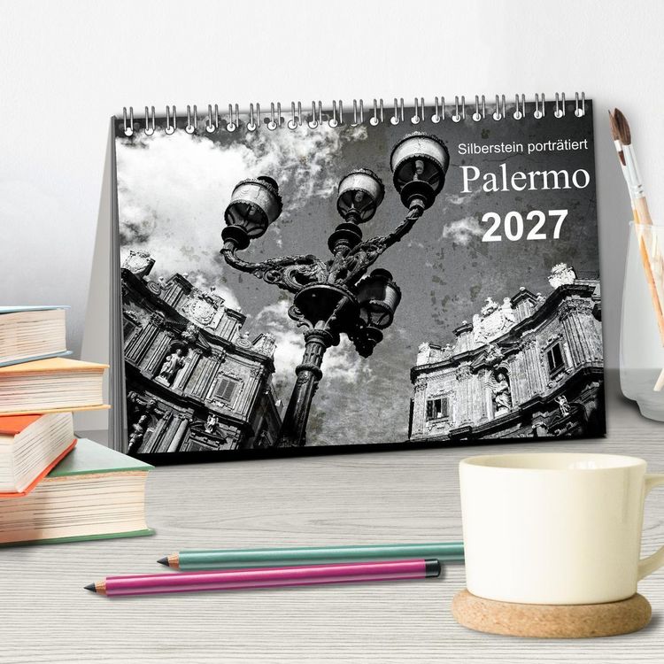 Produktbild: Silberstein portr&auml;tiert Palermo (Tischkalender 2027 DIN A5 quer), CALVENDO Monatskalender