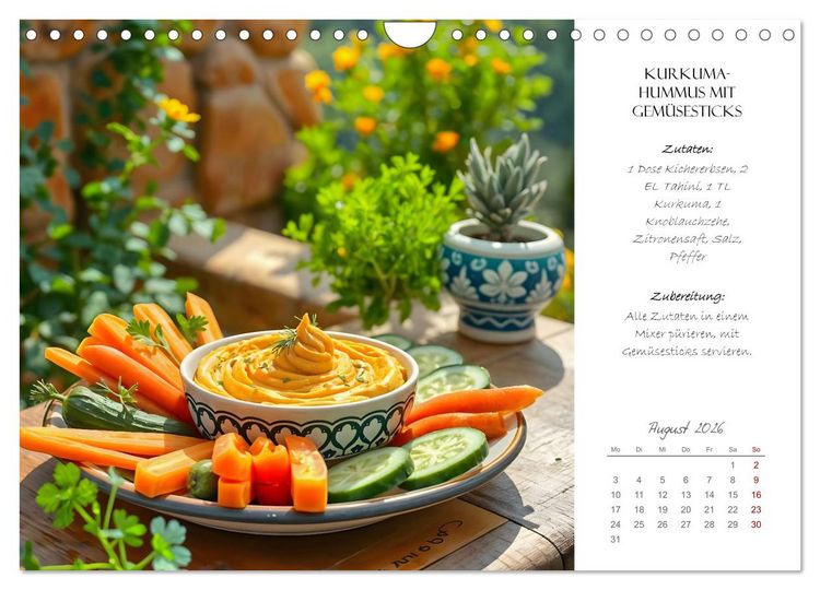 Produktbild: Superfood Power - Gesunde und leckere Superfood-Snacks (Wandkalender 2026 DIN A4 quer), CALVENDO Monatskalender