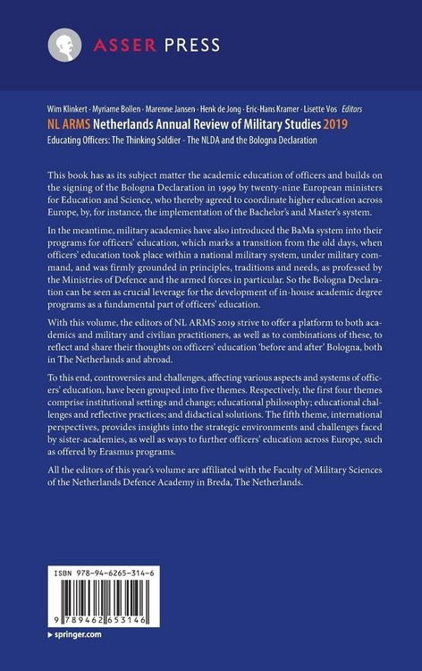 Produktbild: NL ARMS Netherlands Annual Review of Military Studies 2019