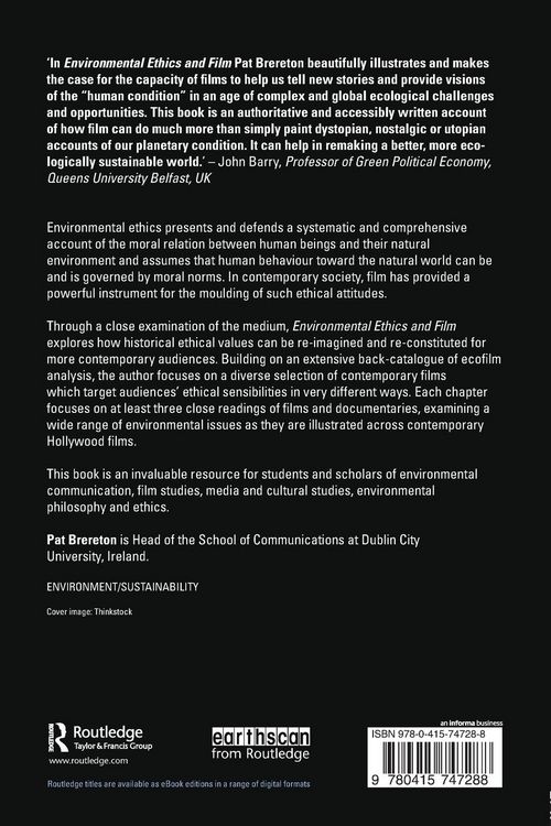Produktbild: Environmental Ethics and Film