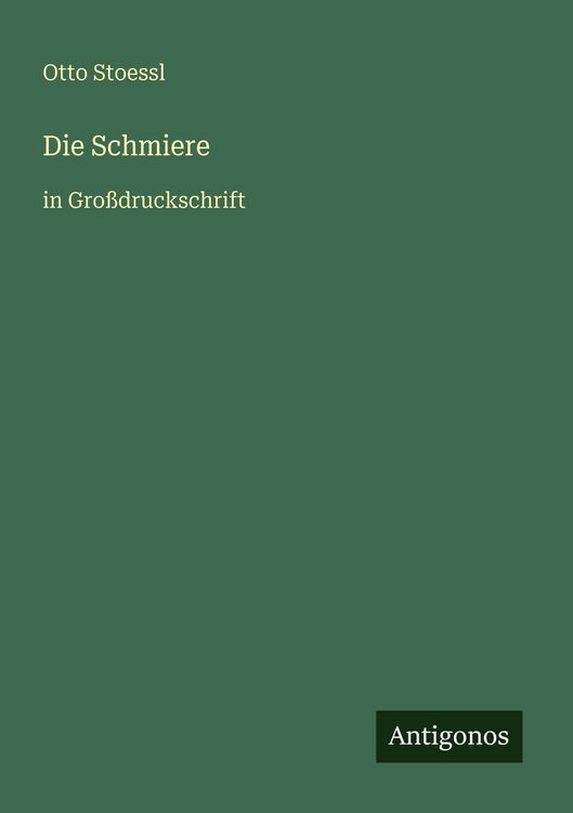Produktbild: Die Schmiere