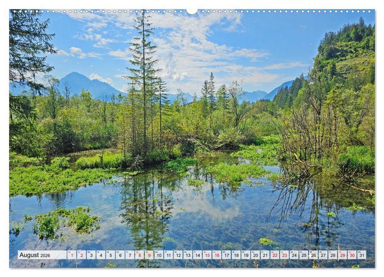 Produktbild: Vom Formarinsee bis Landsberg am Lech - Auf dem Lechradweg (hochwertiger Premium Wandkalender 2026 DIN A2 quer), Kunstdruck in Hochglanz
