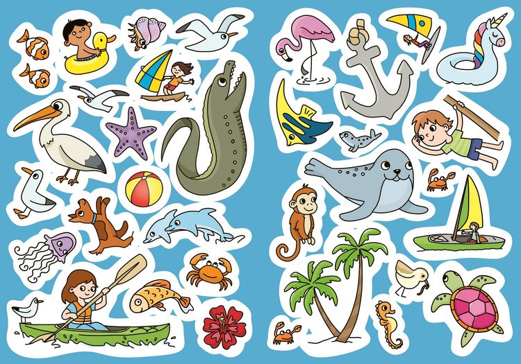 Produktbild: Mein Sticker-Malbuch. Am Meer