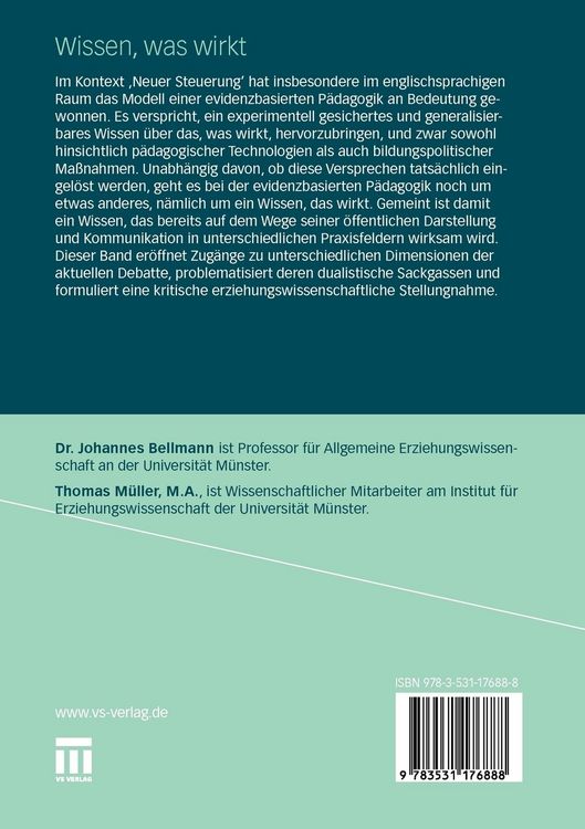 Produktbild: Wissen, was wirkt