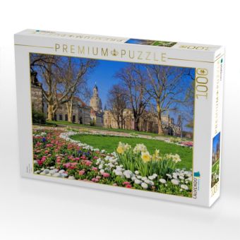 Produktbild: CALVENDO Puzzle Dresden | 1000 Teile Lege-Gr&ouml;&szlig;e 64x48cm Foto-Puzzle f&uuml;r gl&uuml;ckliche Stunden