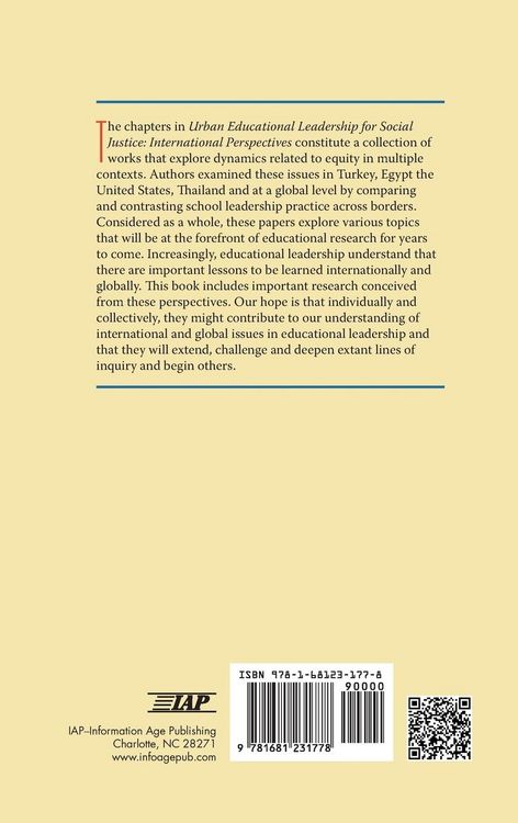 Produktbild: Urban Educational Leadership for Social Justice