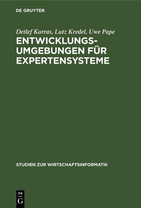 Produktbild: Entwicklungsumgebungen f&uuml;r Expertensysteme