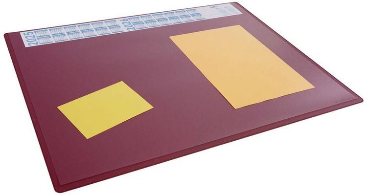 Produktbild: Durable 722303 Schreibunterlage 4-Jahreskalender Rot, Transparent (B x H) 650mm x 500mm
