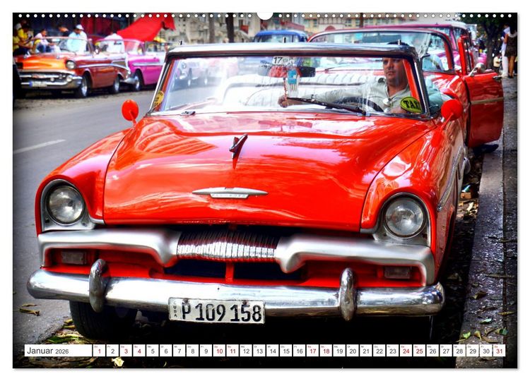 Produktbild: PLYMOUTH '55 (Wandkalender 2026 DIN A2 quer), CALVENDO Monatskalender