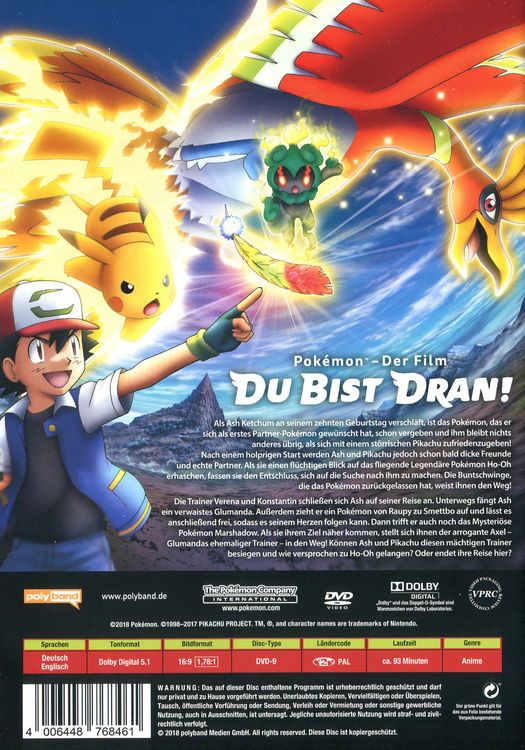 Produktbild: Pokemon - Der Film: Du bist dran!