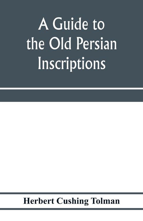 Produktbild: A guide to the Old Persian inscriptions