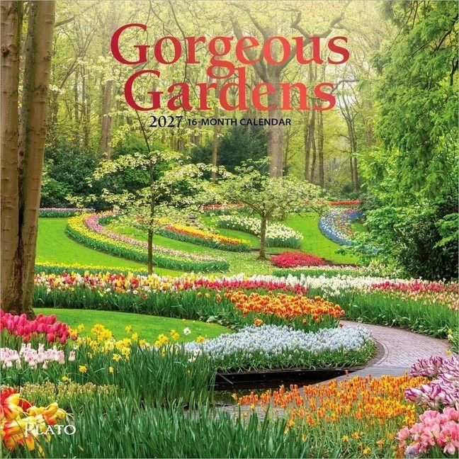Produktbild: Gorgeous Gardens 2027 7 X 14 Inch (Hanging) Monthly Mini Wall Calendar Foil Stamped Cover
