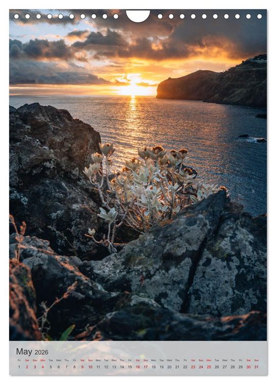 Produktbild: The Flower Island Madeira (Wall Calendar 2026 DIN A4 portrait), CALVENDO 12 Month Wall Calendar