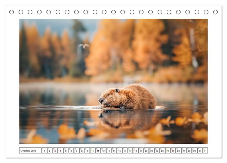 Produktbild: Naturparadies Wald (Tischkalender 2026 DIN A5 quer), CALVENDO Monatskalender